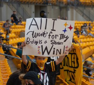 Fans during a regular season game between the Pittsburgh Steelers and the Philadelphia Eagles, Sunday, Oct. 11, 2020 in Pittsburgh, PA. The Steelers defeated the Eagles 38-29. (Caitlyn Epes / Pittsburgh Steelers)