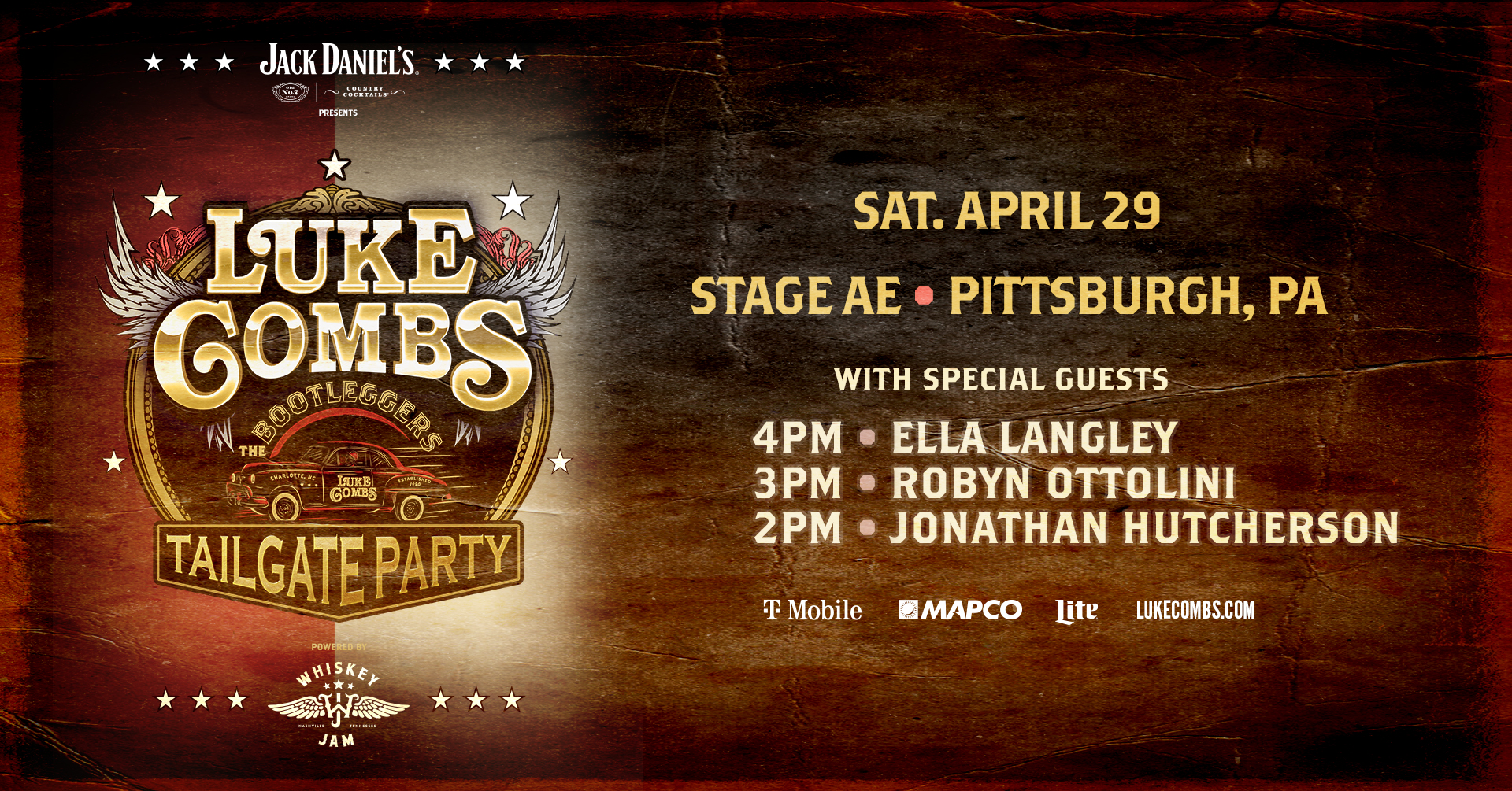04.29.2023 Luke Combs Bootleggers Tailgate FB Cover